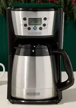 Walmart Black Decker 12 Cup Thermal Coffee Maker offer