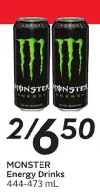 Sobeys MONSTER Energy Drinks offer