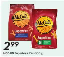 Sobeys MCCAIN Superfries offer