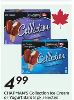 Sobeys CHAPMAN'S Collection Ice Cream or Yogurt Bars offer
