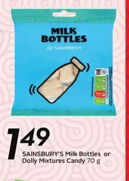 Sobeys SAINSBURY'S Milk Bottles or Dolly Mixtures Candy offer