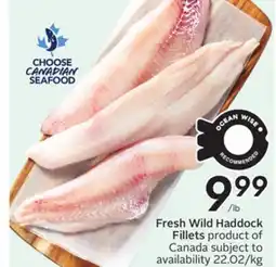 Sobeys Fresh Wild Haddock Fillets offer