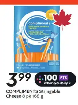 Sobeys COMPLIMENTS Stringable Cheese offer