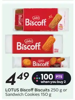 Sobeys LOTUS Biscoff Biscuits offer