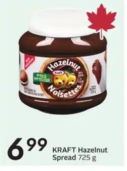 Sobeys KRAFT Hazelnut Spread offer