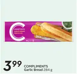 Sobeys COMPLIMENTS Garlic Bread offer