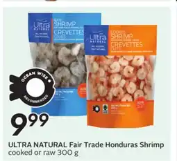Sobeys ULTRA NATURAL Fair Trade Honduras Shrimp offer