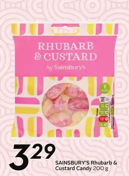 Sobeys Sainsbury's Rhubarb & Custard Candy offer