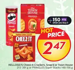 Sobeys KELLOGG'S Cheez-it Crackers, Snap'd or Town House offer