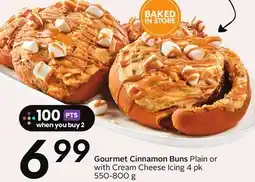 Sobeys Gourmet Cinnamon Buns offer