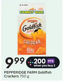 Sobeys PEPPERIDGE FARM Goldfish Crackers offer