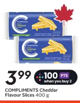 Sobeys COMPLIMENTS Cheddar Flavour Slices offer