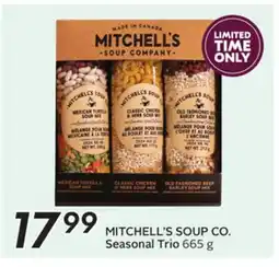 Sobeys MITCHELL'S SOUP CO. Seasonal Trio offer