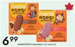 Sobeys NANAPOPS! Frozen Bars offer