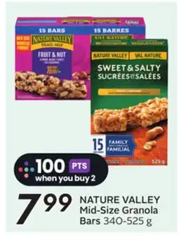 Sobeys NATURE VALLEY Mid-Size Granola Bars offer