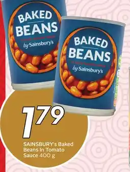 Sobeys SAINSBURY's Baked Beans In Tomato Sauce offer