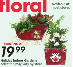 Sobeys Holiday Indoor Gardens offer