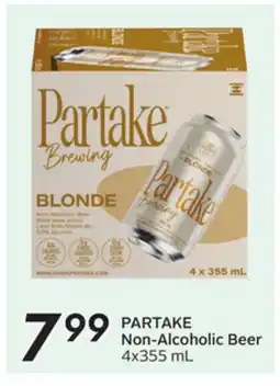 Sobeys PARTAKE Non-Alcoholic Beer offer