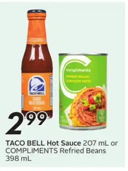 Sobeys TACO BELL Hot Sauce offer