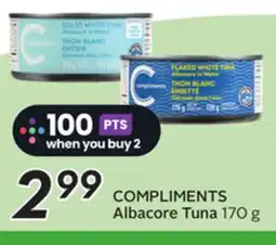 Sobeys COMPLIMENTS Albacore Tuna offer