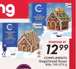 Sobeys COMPLIMENTS Gingerbread House Kits offer