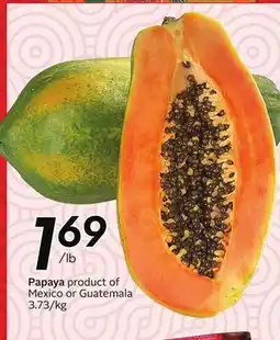 Sobeys Papaya offer