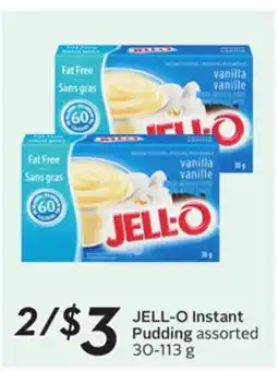Sobeys JELL-O Instant Pudding offer