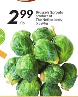 Sobeys Brussels Sprouts offer