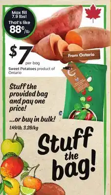 Sobeys Sweet Potatoes offer