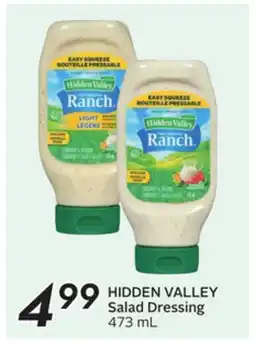 Sobeys HIDDEN VALLEY Salad Dressing offer
