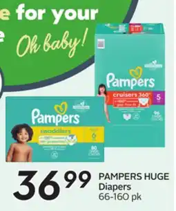 Sobeys PAMPERS HUGE Diapers offer