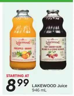 Sobeys LAKEWOOD Juice offer