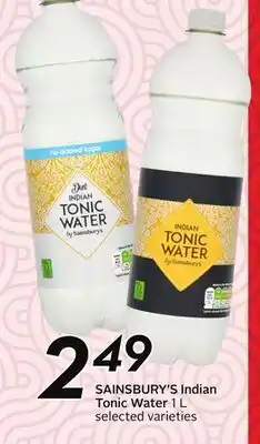 Sobeys SAINSBURY'S Indian Tonic Water offer
