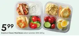Sobeys Snack or Classic Meal Boxes offer