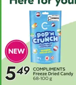 Sobeys COMPLIMENTS Freeze Dried Candy offer