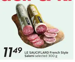 Sobeys LE SAUCIFLARD French Style Salami offer