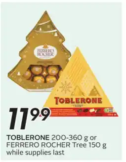 Sobeys TOBLERONE offer