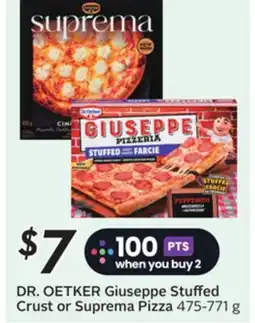 Sobeys DR. OETKER Giuseppe Stuffed Crust or Suprema Pizza offer