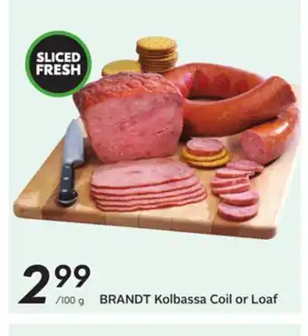 Sobeys BRANDT Kolbassa Coil or Loaf offer