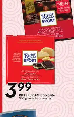 Sobeys RITTERSPORT Chocolate offer