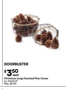 Michaels Christmas Large Scented Pine Cones by Ashland offer