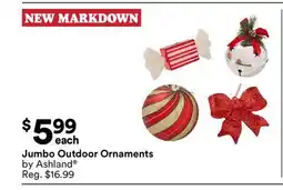 Michaels Jumbo outdoor ornaments by Ashland offer