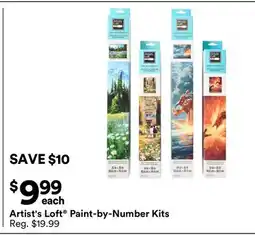 Michaels Artist's Loft Paint-by-Number Kits offer