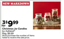 Michaels Christmas Jar Candles by Ashland offer