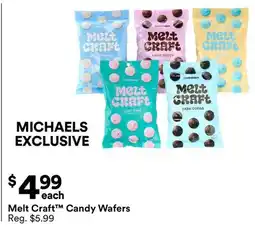 Michaels Melt Craft Candy Wafers offer