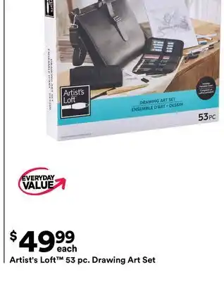 Michaels Artist's Loft 53 pc. Drawing Art Set offer