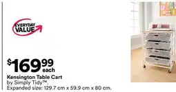 Michaels Kensington Table Cart by Simply Tidy offer