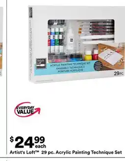 Michaels Artist's Loft 29 pc. Acrylic Painting Technique Set offer