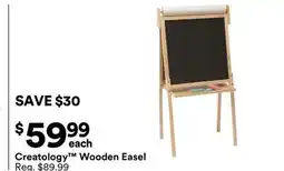 Michaels Creatology Wooden Easel offer