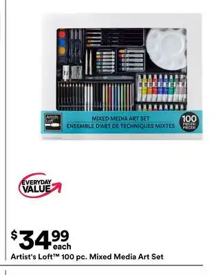 Michaels Artist's Loft 100 pc. mixed media Art Set offer